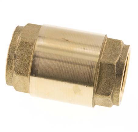G 1'' Brass Check Valve For Vacuum -0.95..25 bar (-13.7..362.5 psi)