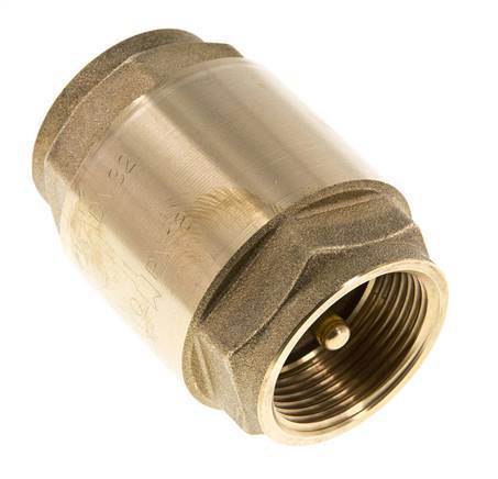 G 1-1/4'' Latón Válvula Antirretorno Para Vacío -0.95..18 Bar (-13.7..261 Psi)