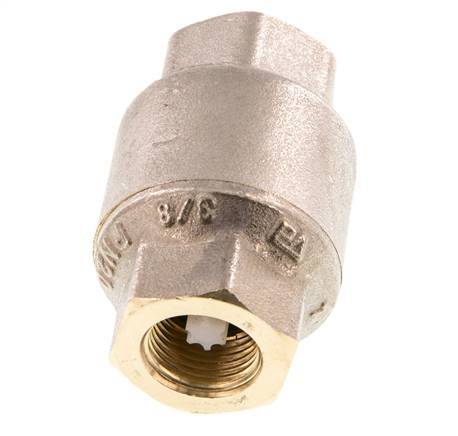 G 3/8'' Latón Niquelado Válvula Antirretorno 20 Bar (290 Psi) NBR