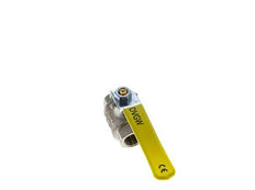 Válvula De Bola De Latón De 2 Vías Para Oxígeno Rp 3/8 Pulgadas PN 63