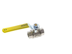 Válvula De Bola De Latón De 2 Vías Para Oxígeno Rp 3/8 Pulgadas PN 63