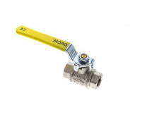 Válvula De Bola De Latón De 2 Vías Para Oxígeno Rp 3/8 Pulgadas PN 63