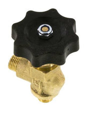 G 1/4'' Brass Right Angle Ball Valve 40 bar with Handwheel