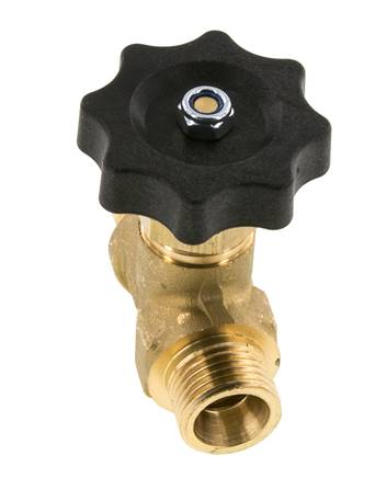 G 1/2'' Male Threaded Brass Ball Valve 40 bar with Handwheel