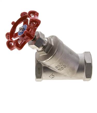 G 1-1/2'' Stainless Steel Angle Seat Valve 40 bar