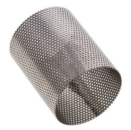 Tamiz de repuesto para colador, acero inoxidable, malla de 0,8mm, 40x49mm