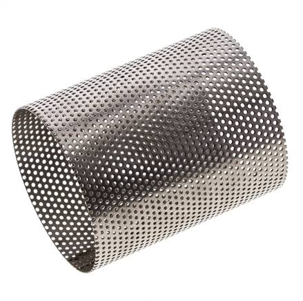 Tamiz de repuesto para colador, acero inoxidable, malla de 0,8mm, 40x49mm