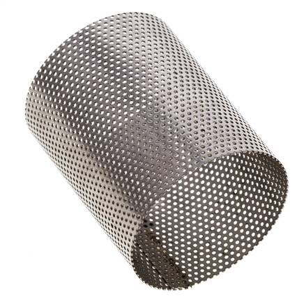 Tamiz de repuesto para colador, acero inoxidable, malla de 0,8mm, 40x49mm