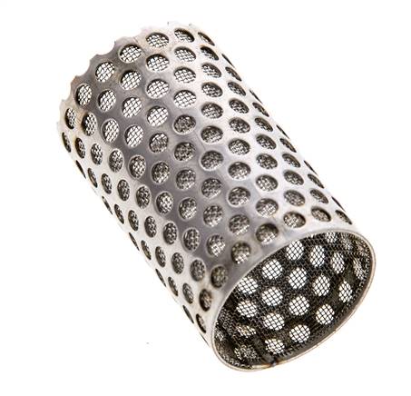 Tamiz de repuesto para colador, acero inoxidable, malla de 0,25mm, 18x30mm