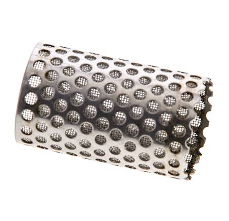 Tamiz de repuesto para colador, acero inoxidable, malla de 0,25mm, 18x30mm