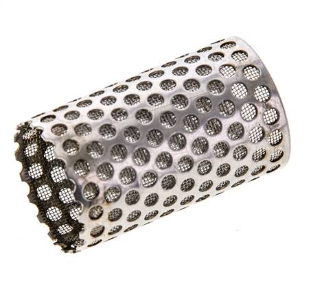 Tamiz de repuesto para colador, acero inoxidable, malla de 0,25mm, 18x30mm