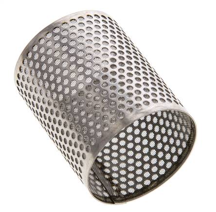 Tamiz de repuesto para colador, acero inoxidable, malla de 0,25mm, 40x49mm