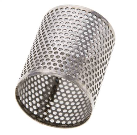 Tamiz de repuesto para colador, acero inoxidable, malla de 0,25mm, 40x49mm