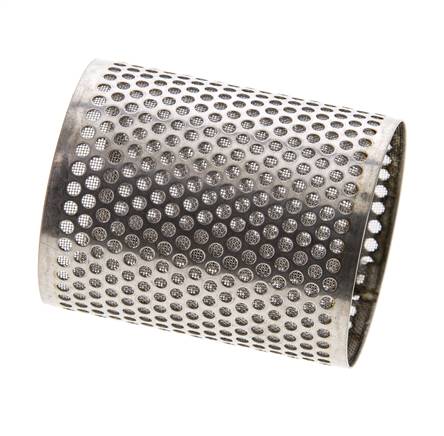 Tamiz de repuesto para colador, acero inoxidable, malla de 0,25mm, 40x49mm