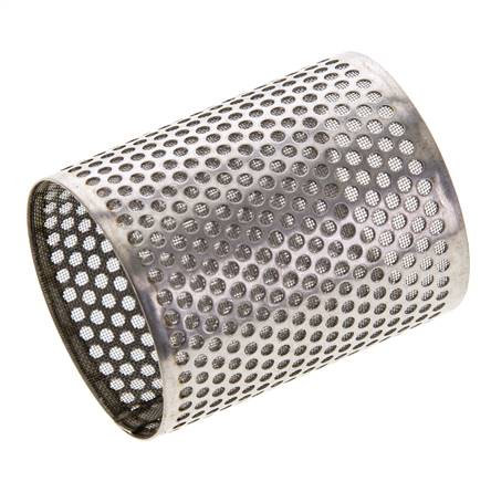Tamiz de repuesto para colador, acero inoxidable, malla de 0,25mm, 40x49mm