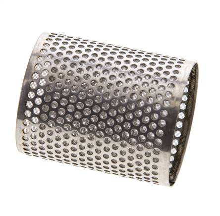 Tamiz de repuesto para colador, acero inoxidable, malla de 0,25mm, 40x49mm
