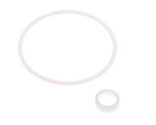 Kit de juntas de PTFE para colador 1-1/4", malla de 0,8mm, DIN 3202-M8 [2 piezas]