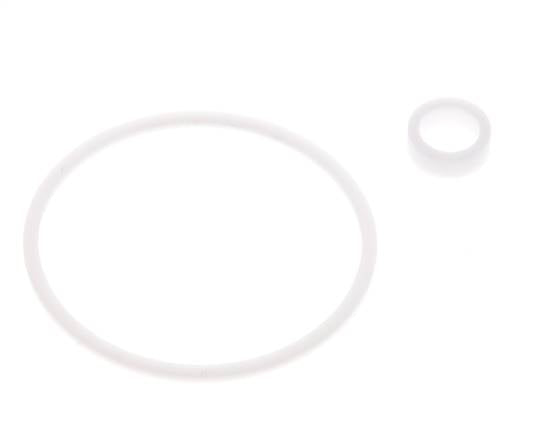 Kit de juntas de PTFE para colador 1-1/4", malla de 0,8mm, DIN 3202-M8 [2 piezas]