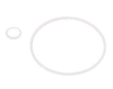 Kit de juntas de PTFE para colador 1-1/2", malla de 0,8mm, sin silicona