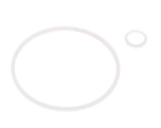 Kit de juntas de PTFE para colador 1-1/2", malla de 0,8mm, sin silicona