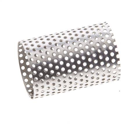 Tamiz de repuesto para colador, acero inoxidable, malla de 1mm, 19x28mm [2 piezas]