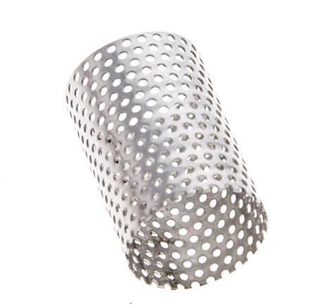 Tamiz de repuesto para colador, acero inoxidable, malla de 1mm, 19x28mm [2 piezas]