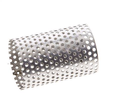 Tamiz de repuesto para colador, acero inoxidable, malla de 1mm, 19x28mm [2 piezas]