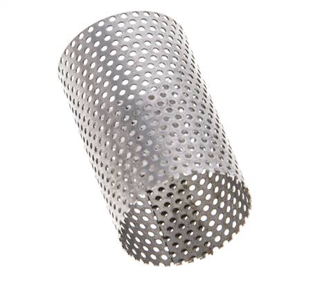 Tamiz de repuesto para colador, acero inoxidable, malla de 1mm, 24x39mm [2 piezas]