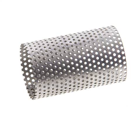 Tamiz de repuesto para colador, acero inoxidable, malla de 1mm, 24x39mm [2 piezas]