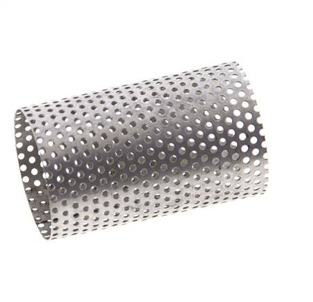 Tamiz de repuesto para colador, acero inoxidable, malla de 1mm, 24x39mm [2 piezas]