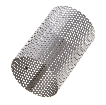 Tamiz de repuesto para colador, acero inoxidable, malla de 1mm, 36x53mm