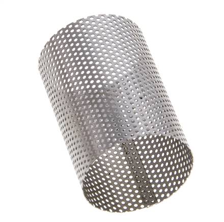 Tamiz de repuesto para colador, acero inoxidable, malla de 1mm, 36x53mm
