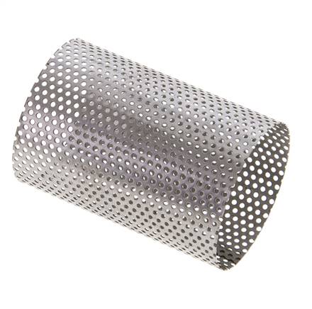 Tamiz de repuesto para colador, acero inoxidable, malla de 1mm, 36x53mm