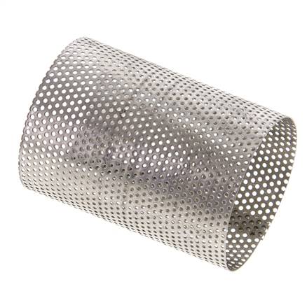 Tamiz de repuesto para colador, acero inoxidable, malla de 1mm, 44x63mm