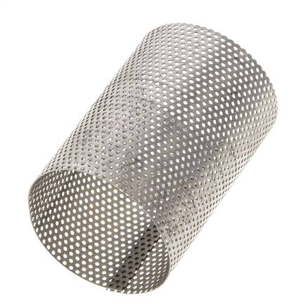 Tamiz de repuesto para colador, acero inoxidable, malla de 1mm, 44x63mm