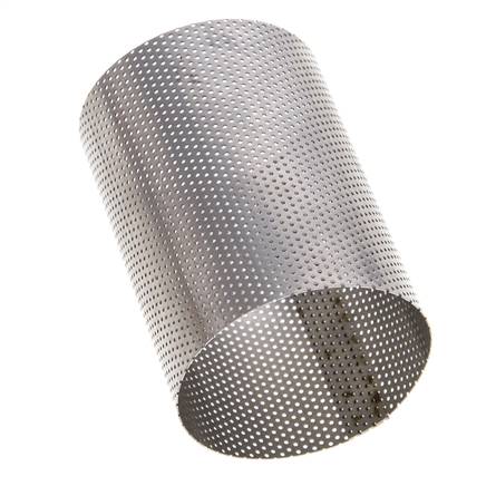 Tamiz de repuesto para colador, acero inoxidable, malla de 0,6mm, 44x63mm