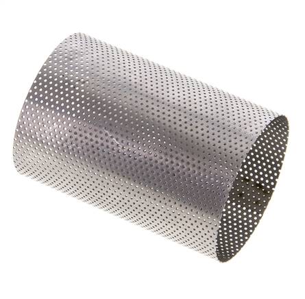Tamiz de repuesto para colador, acero inoxidable, malla de 0,6mm, 44x63mm