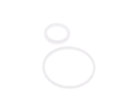 Kit de juntas de PTFE para colador 3/4", malla de 1,0mm [2 piezas]