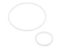 Kit de juntas de PTFE para colador 1-1/2", malla de 1,0mm