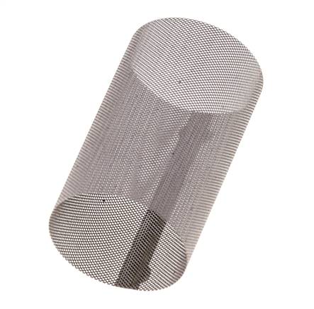 Tamiz de repuesto para colador, acero inoxidable, malla de 0,2mm, 24x41mm [2 piezas]