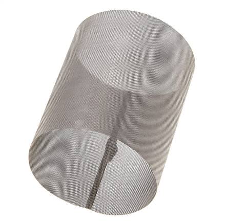 Tamiz de repuesto para colador, acero inoxidable, malla de 0,2mm, 53x70mm