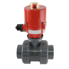 50mm 12V AC VDL 2-way PVC Electrical ball valve
