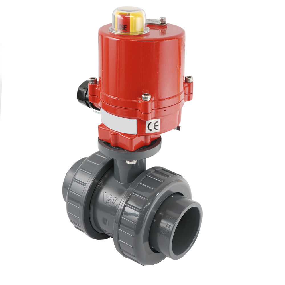32mm 12V AC VDL 2-way PVC Electrical ball valve