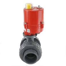 32mm 24V DC VDL 2-way PVC Electrical ball valve