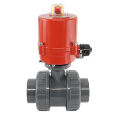 50mm 230V AC VDL Válvula de bola eléctrica de 2 vías de PVC