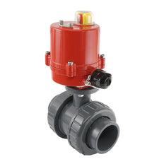 32mm 120V AC VDL 2-way PVC Electrical ball valve