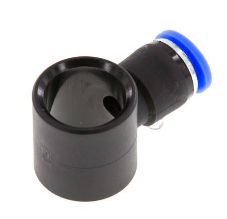 8mm L-Banjo Push-in Fitting PBT/POM NBR Banjo bolt G3/8'' [5 Pieces]