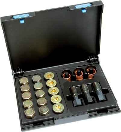 kit de reparación de roscas de cárter de aceite de 31 piezas M15x1,5